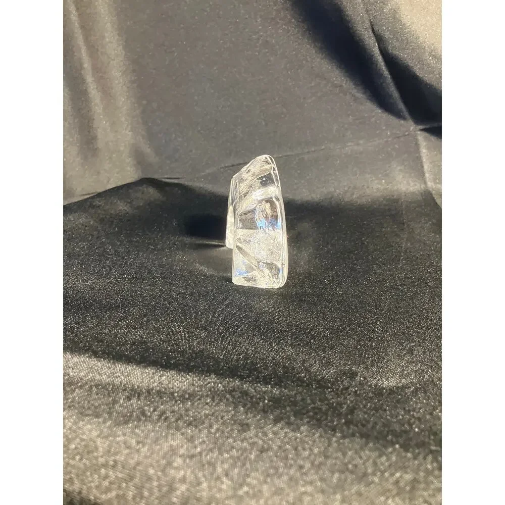 Mats Jonasson Sweden Baby Seal Lead Crystal Paperweight Scratches Back - Picture 4 of 11
